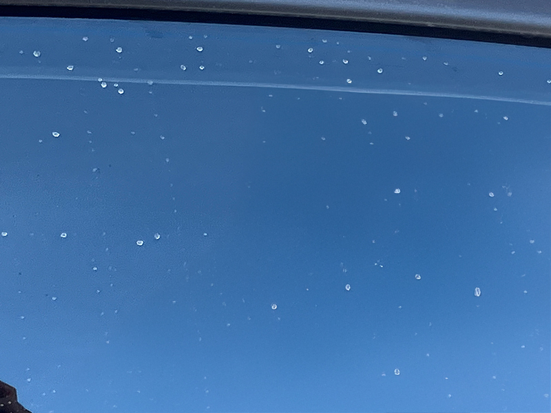 水道水 ガラス部分